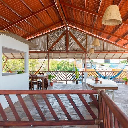 Terraza Dzahui H Hostel Puerto Escondido  Exterior foto